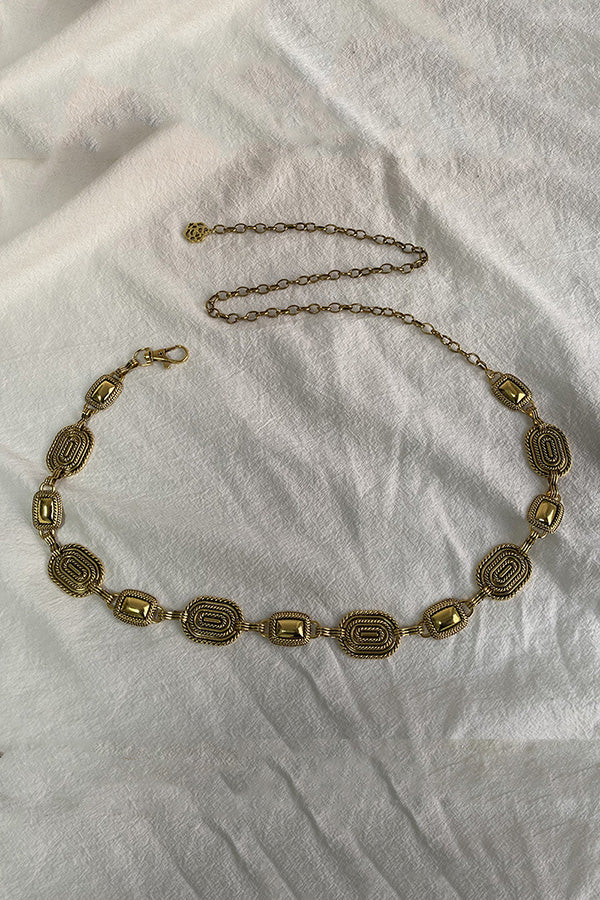 Raegan | Retro Geometric Waist Chain