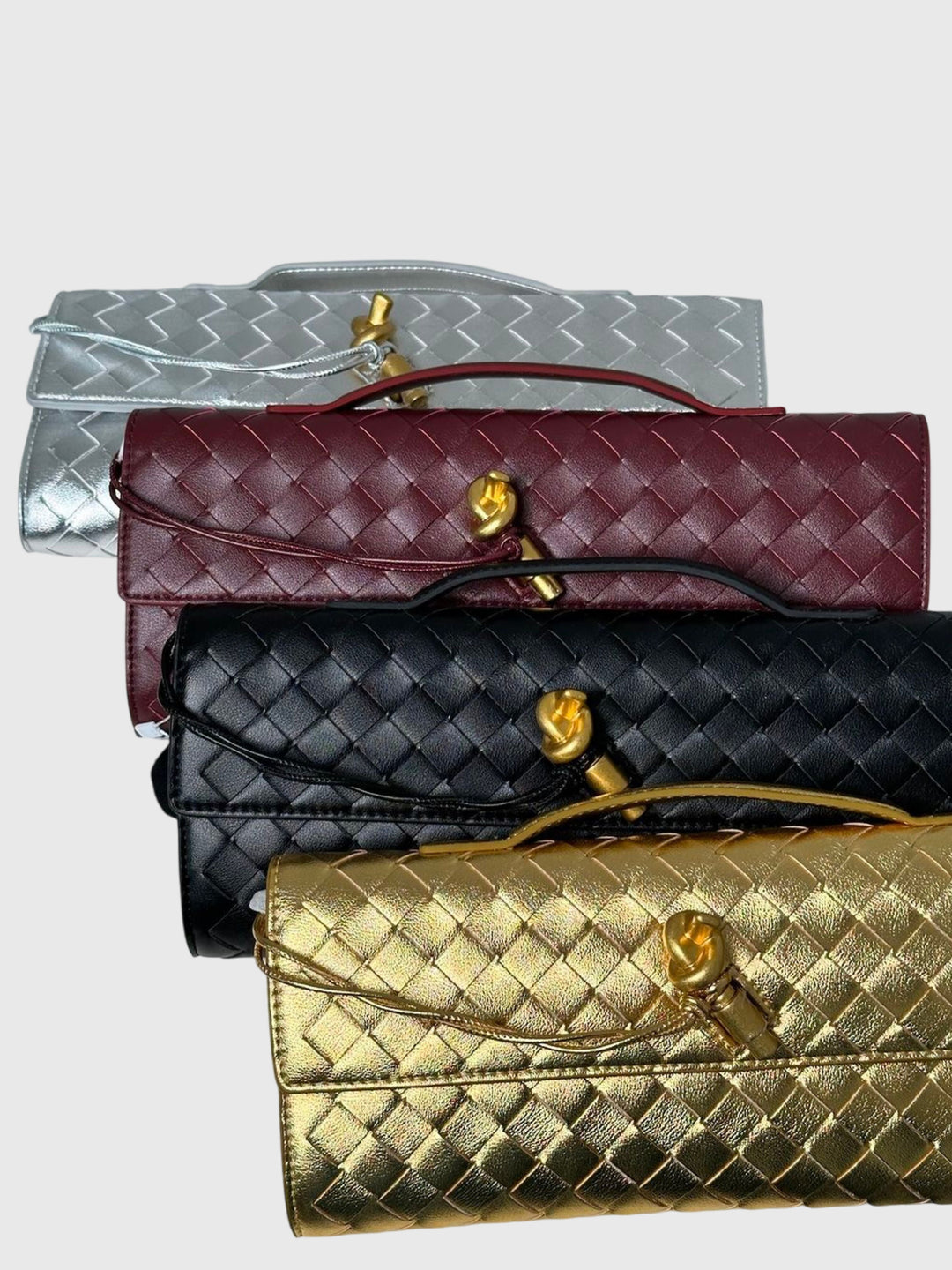 Camila | Luxe Slim Woven Clutch