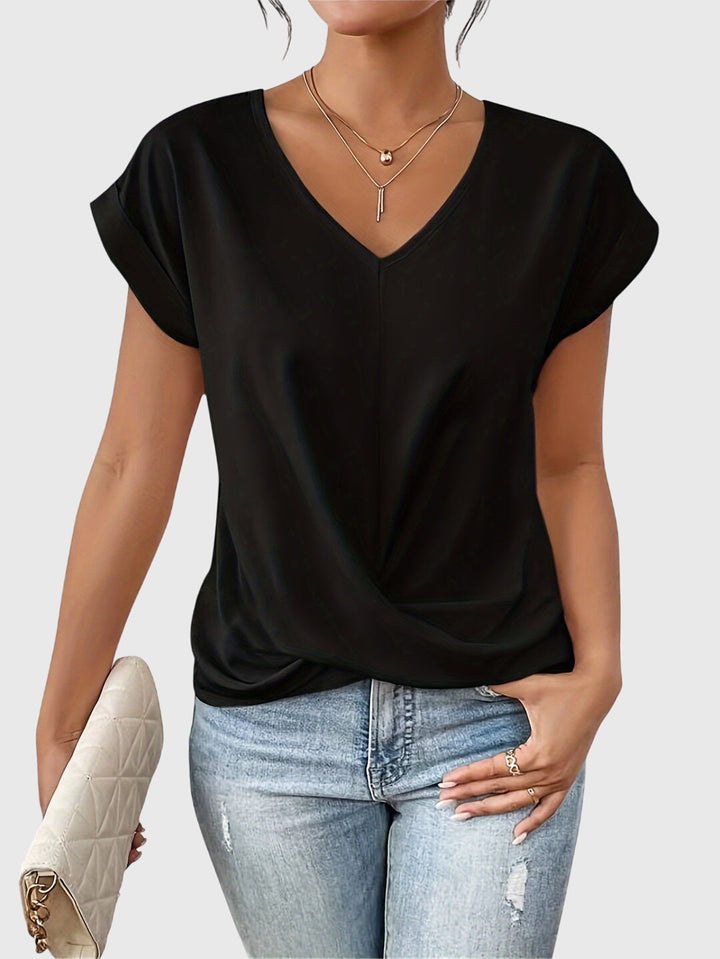 Blakely - Casual V-Neck Blouse