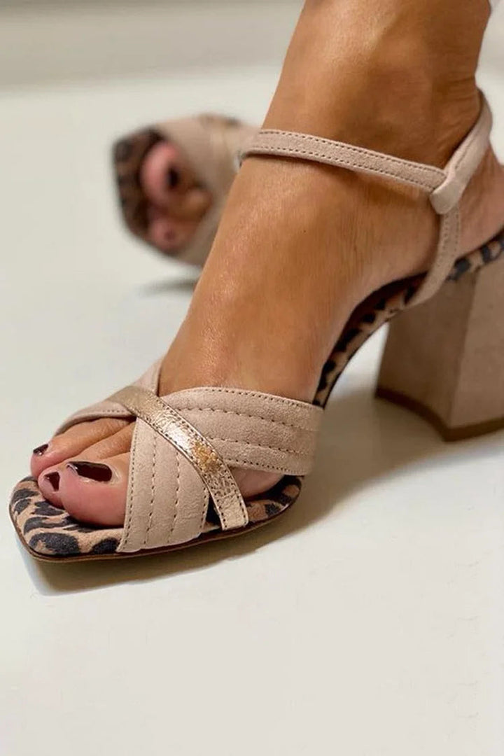 DALIA | SANDALS WITH CROSS-BAND HEEL
