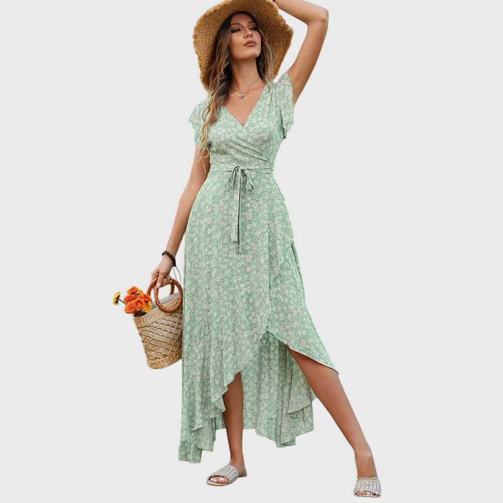 Adele - Sleeveless Floral Dress