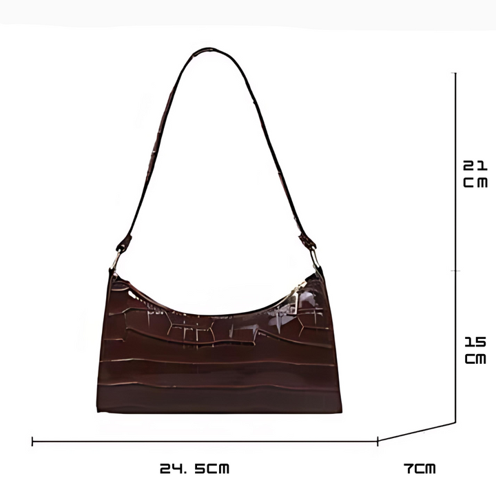 Tilly™ | Shiny Alligator Pattern Shoulder Bag