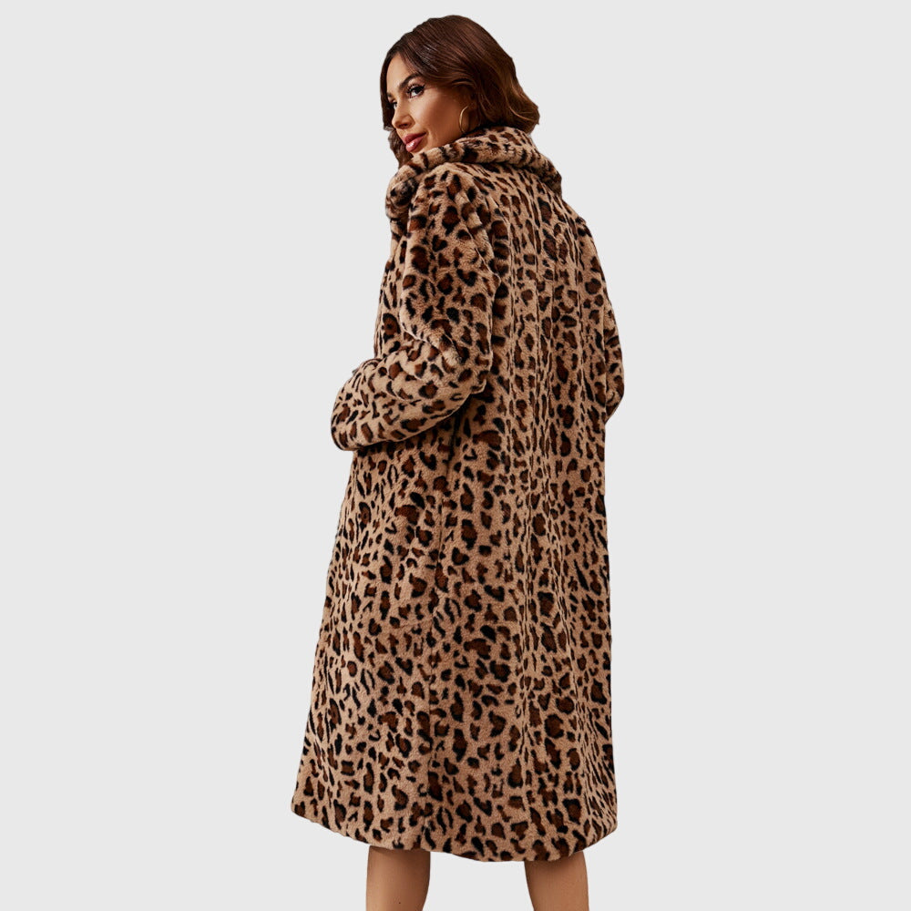 Candice - Leopard Print Winter Coat