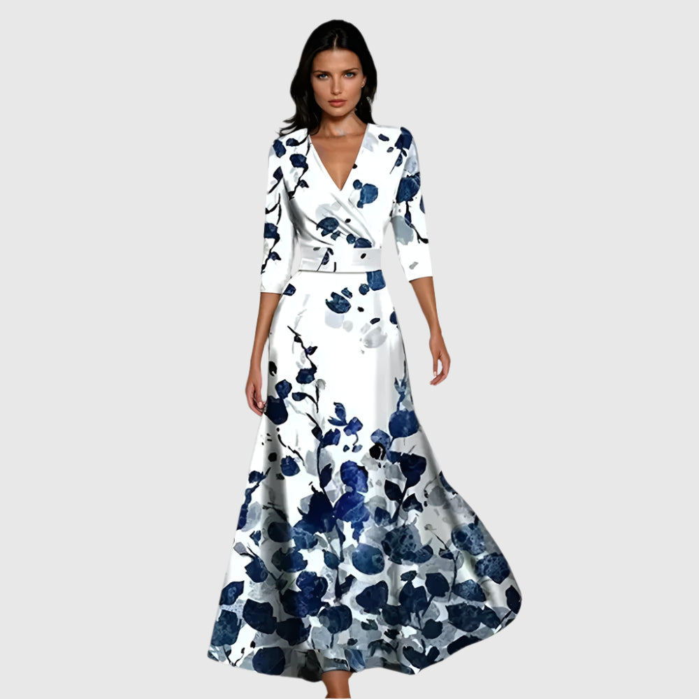 Jill - Elegant Floral Dress