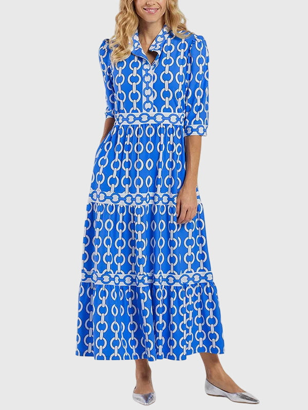 Barbara - Chain Print Dress