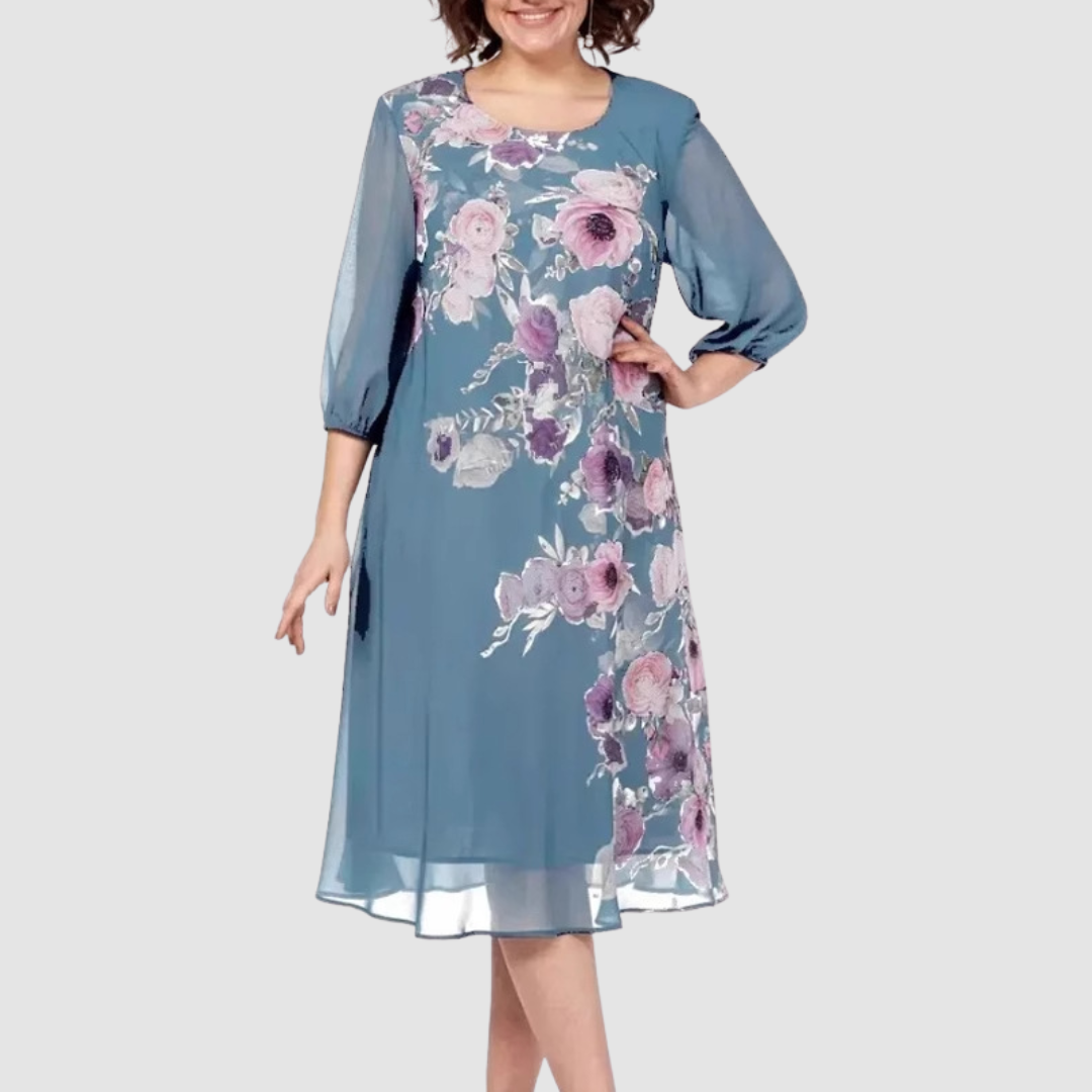 Patricia - Elegant Floral Dress