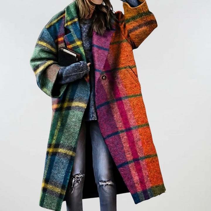 Linda | Oversized Check Coat
