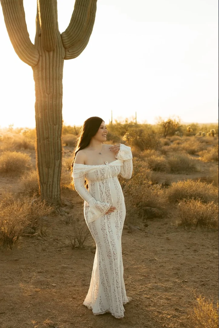 Ulrica | Meadowlace Maternity Gown