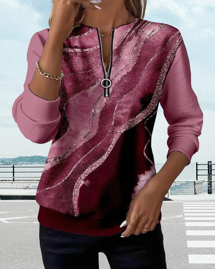 Hazel - Comfort Half-Zip Sweater