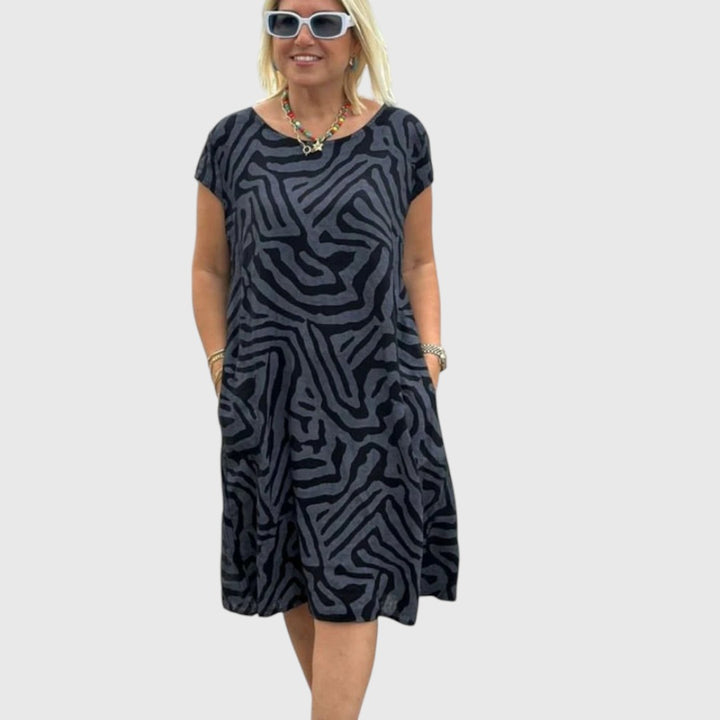 Dileys - Summer dress with round neck