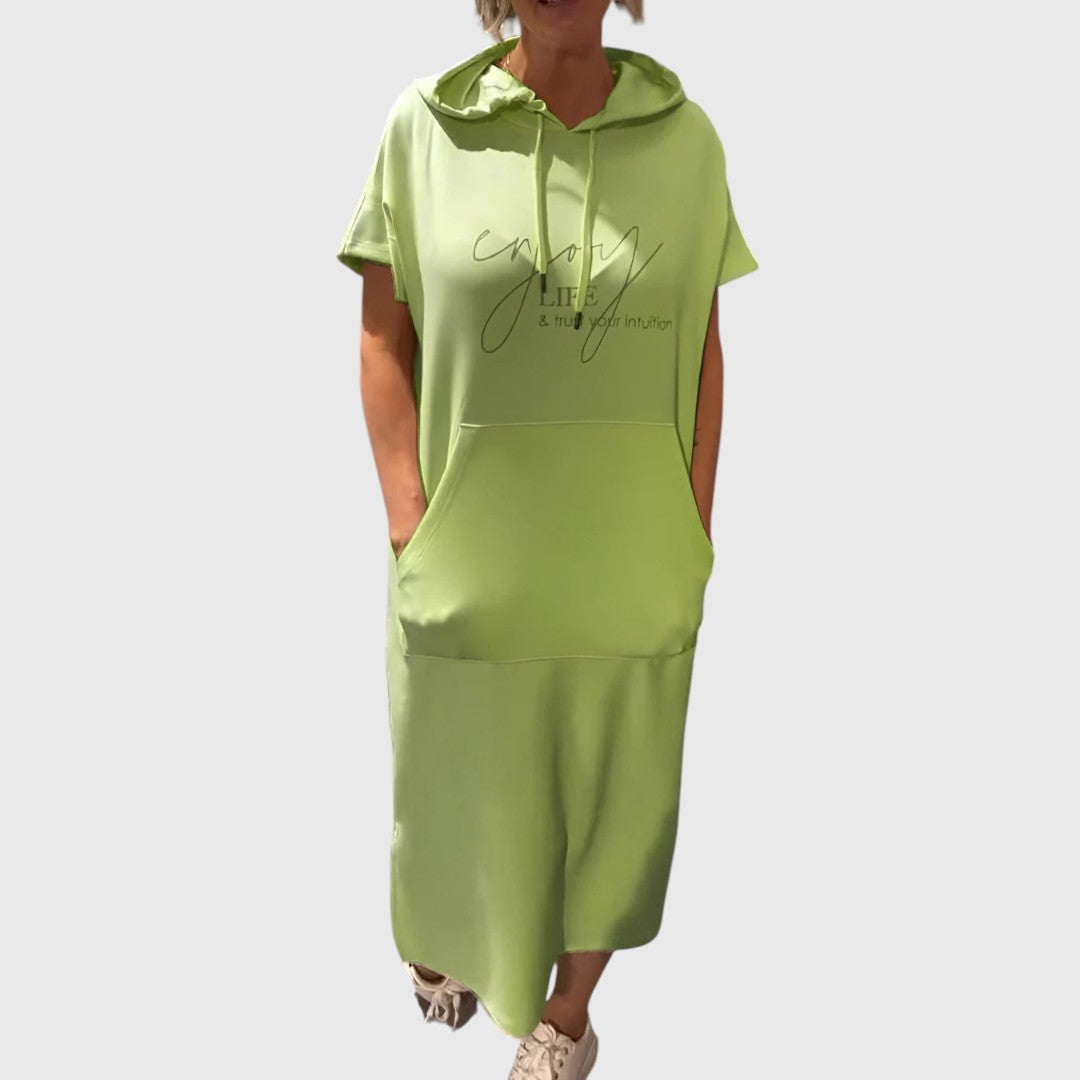Angela - Casual Hoodie Dress