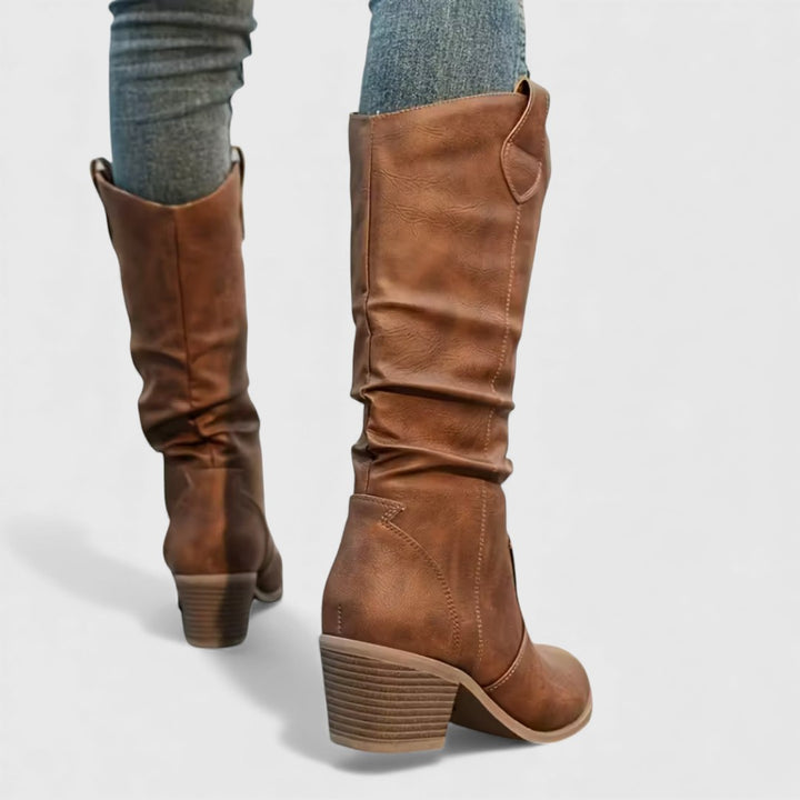 Samantha – Elegant Slip-On Boots