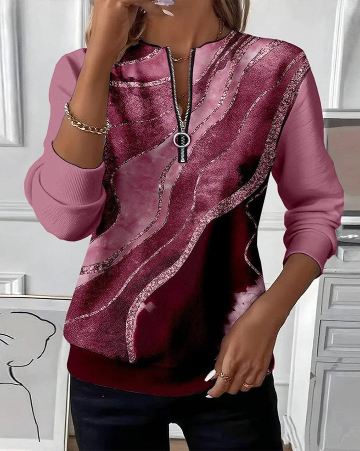 Hazel - Comfort Half-Zip Sweater