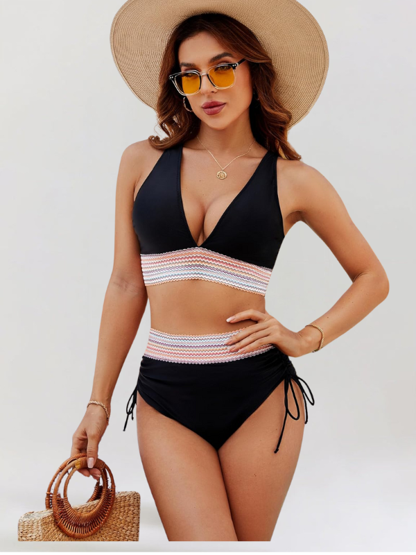Priscilla – High-Waisted Bikini Set with Tummy Control