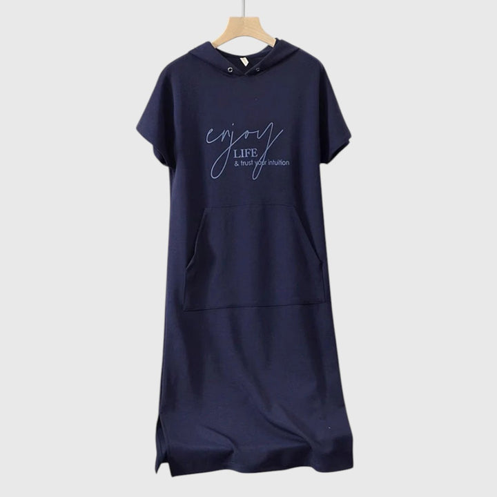 Angela - Casual Hoodie Dress