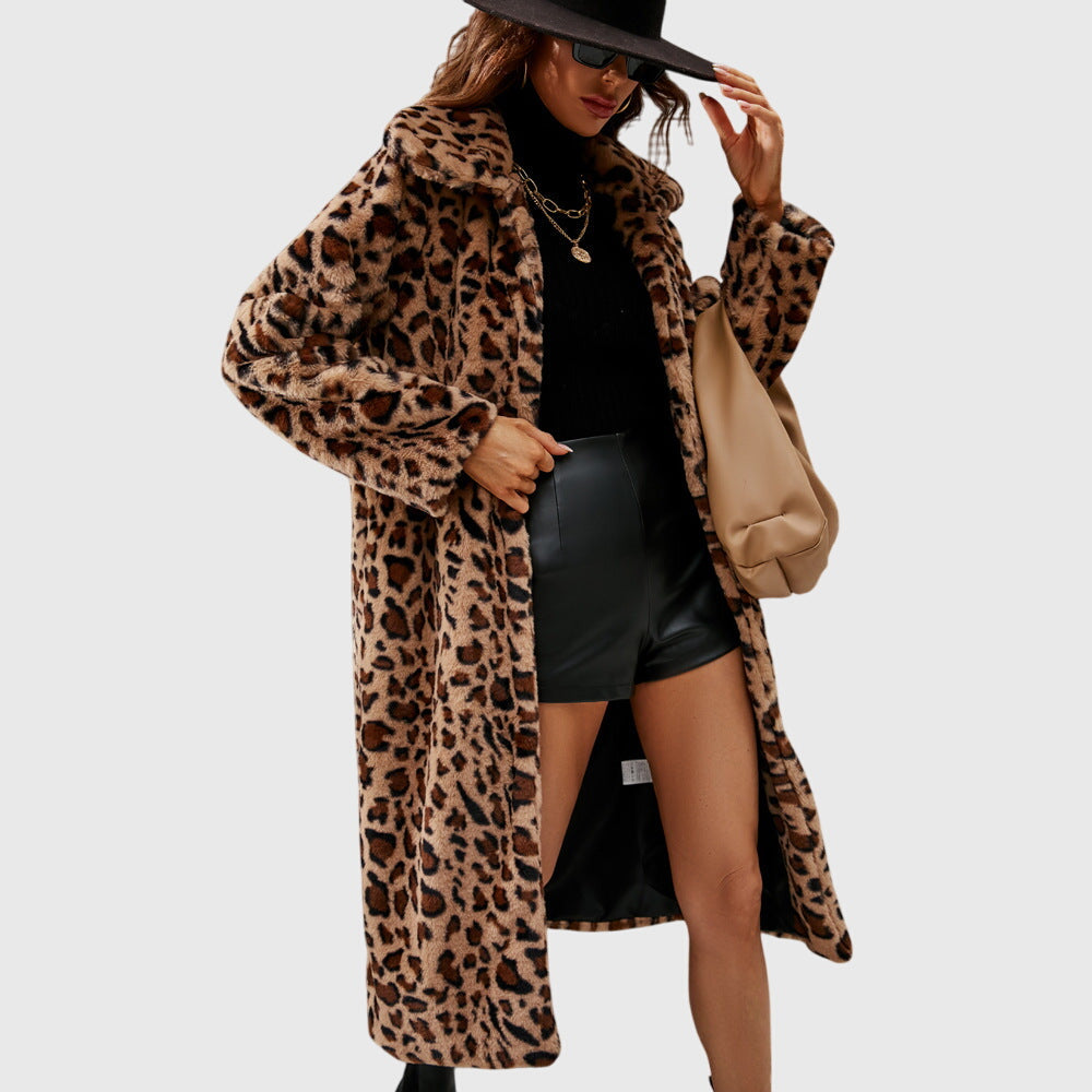 Candice - Leopard Print Winter Coat