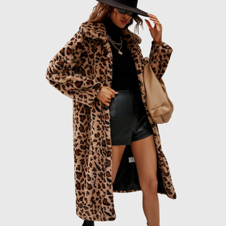 Candice - Leopard Print Winter Coat