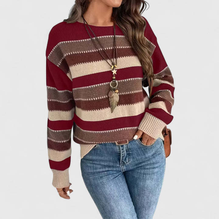 Sofia - Vintage Striped Sweater