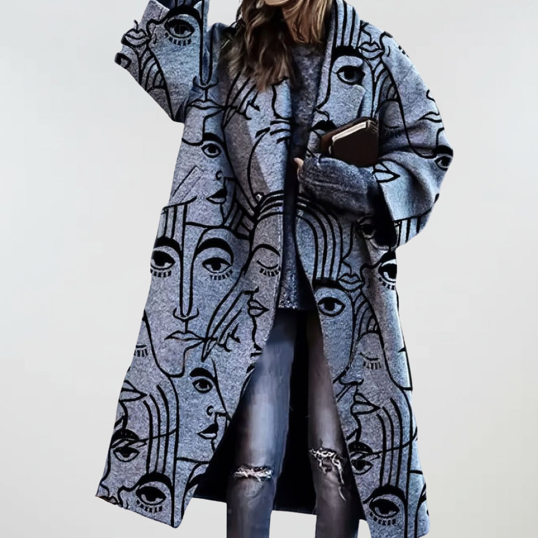 Linda | Oversized Check Coat