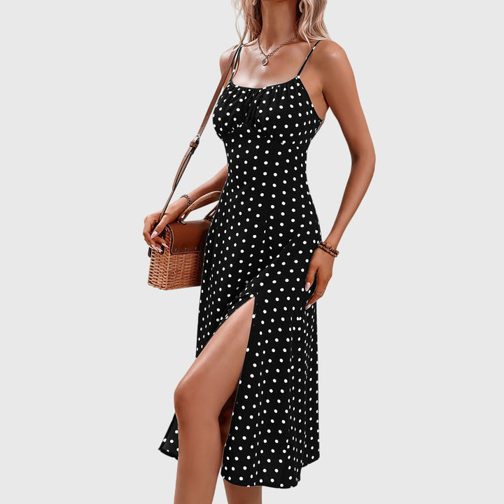Aprille – Polka Dot Midi Dress