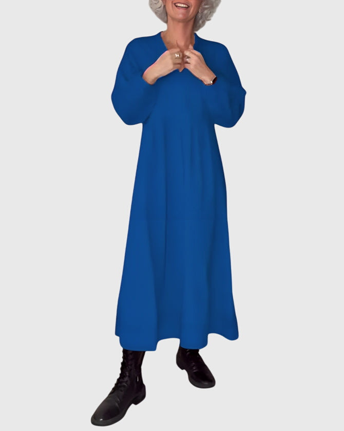 Amanda - V-neck Maxi Dress