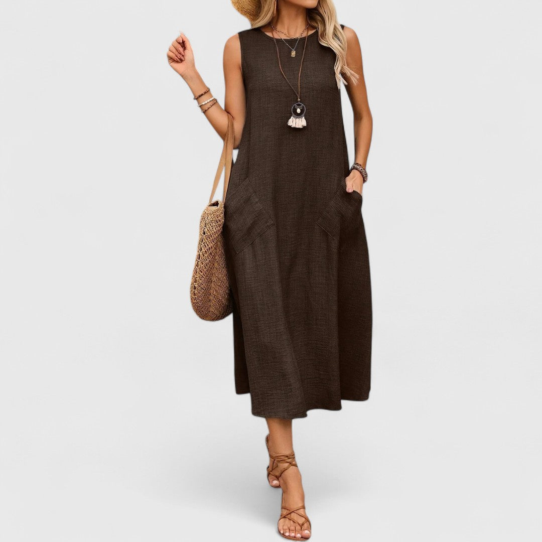 Shirley – Casual Sleeveless Dress