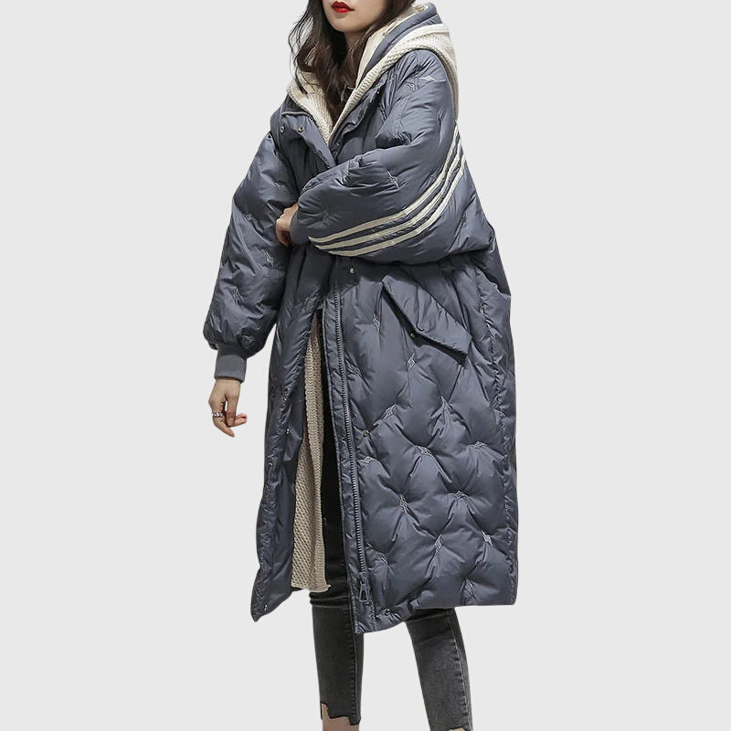 Alice - Quilted Long Jacket