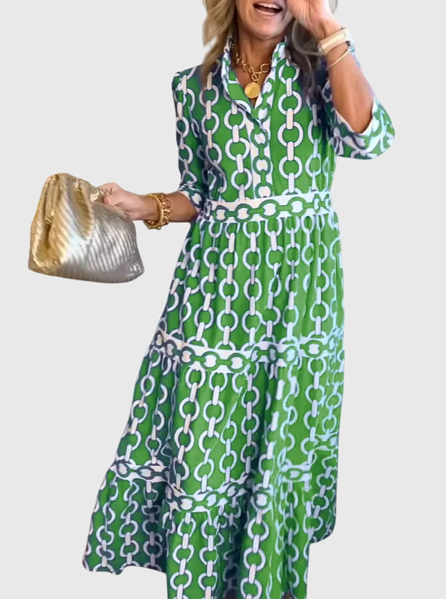 Barbara - Chain Print Dress