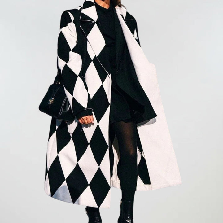 Linda | Oversized Check Coat