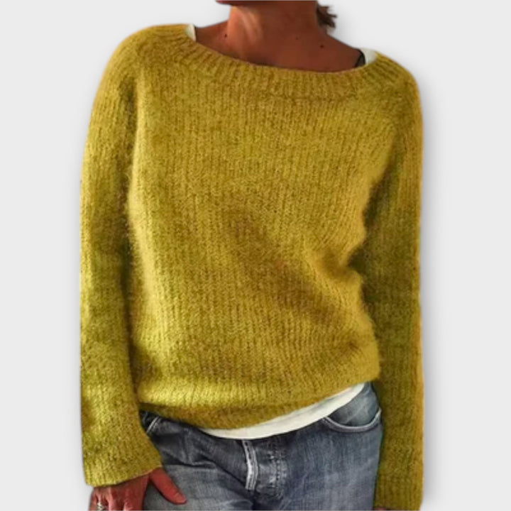 Regine – Solid Colour Knit Sweater