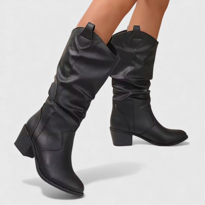 Samantha – Elegant Slip-On Boots