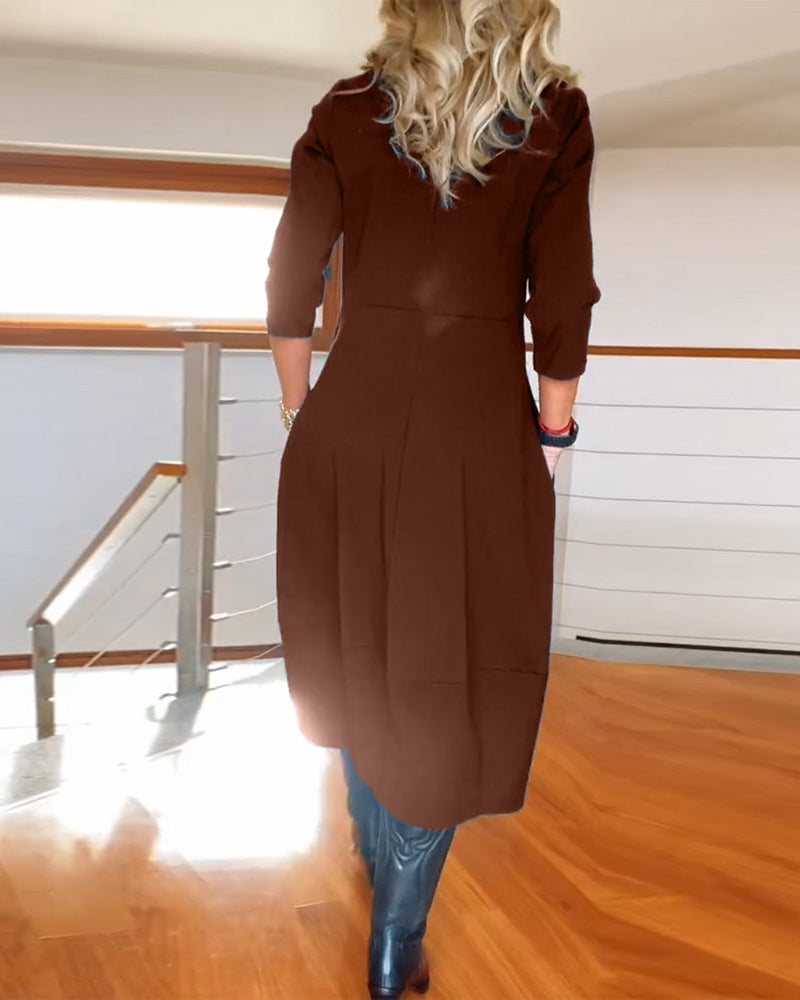 Lottie - Elegant Midi Dress