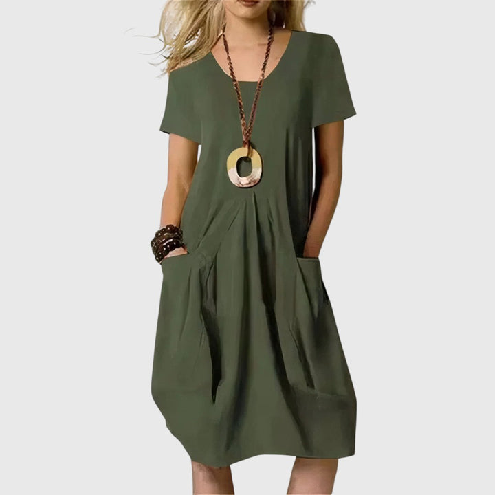Brigrid - Easy Casual Flow Dress