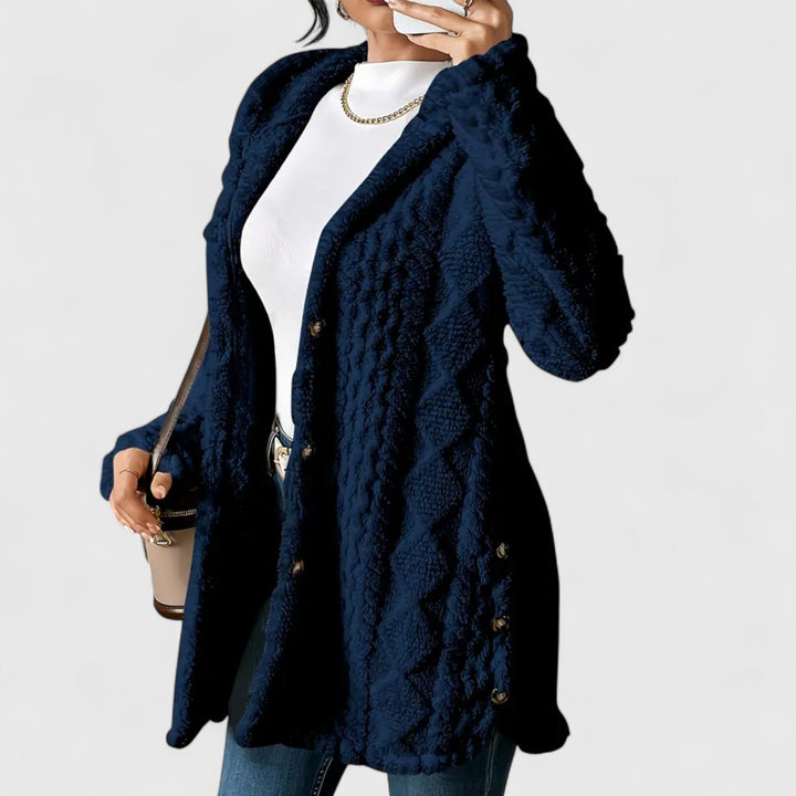 Krisha - Plush Hooded Cardigan