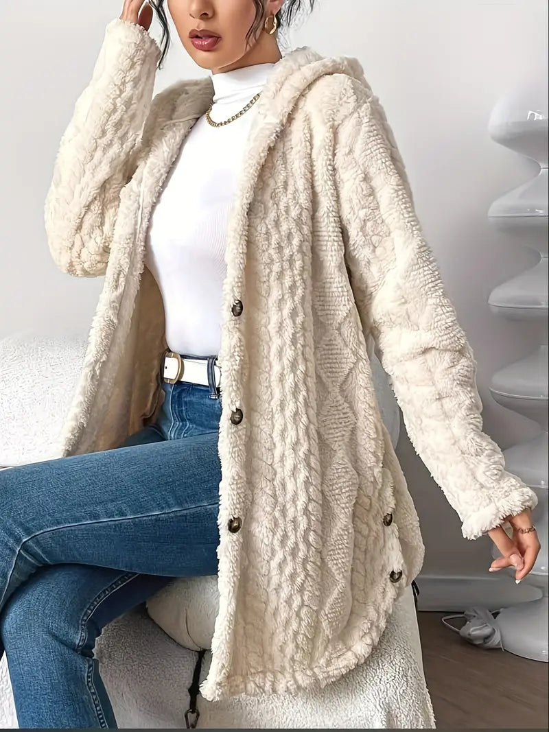 Sophie | Plush Hooded Cardigan