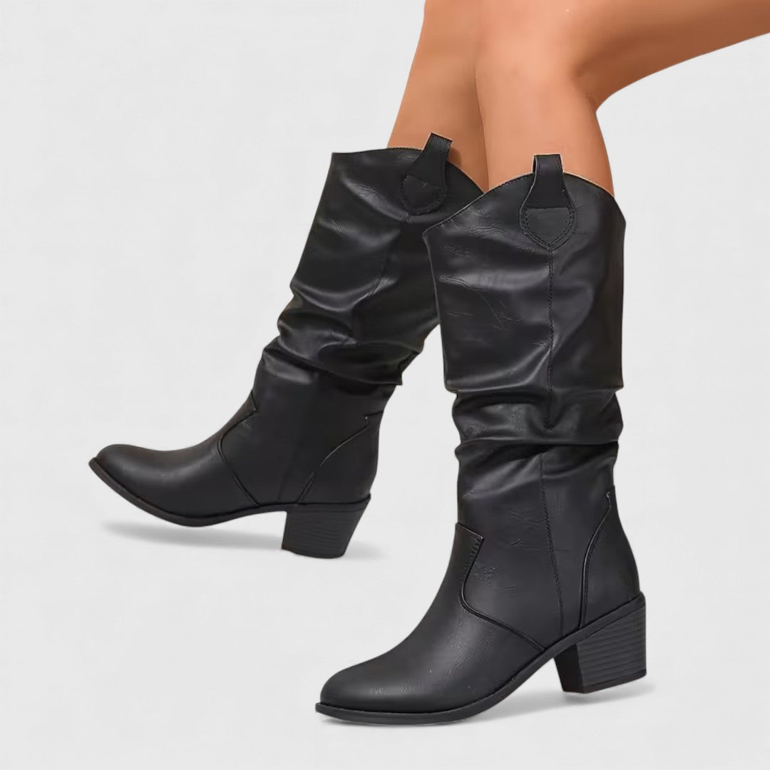 Samantha – Elegant Slip-On Boots