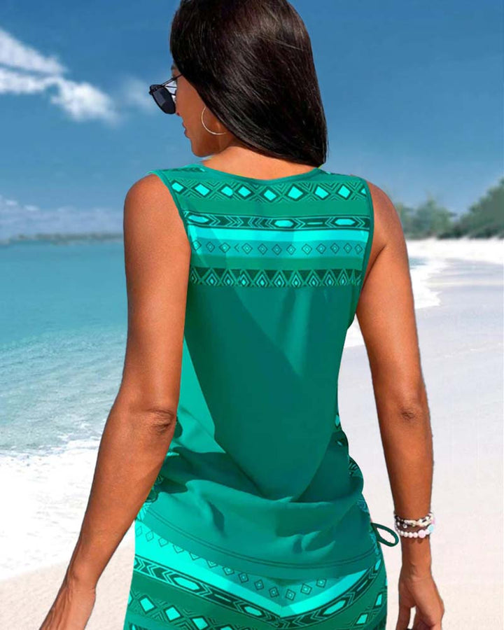 Lucinda - Tankini Featuring Geometric Print