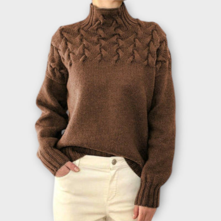 Tina - Cable Knit Sweater