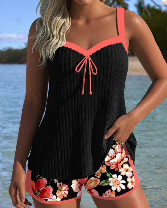 Kate – Printed Tankini Set