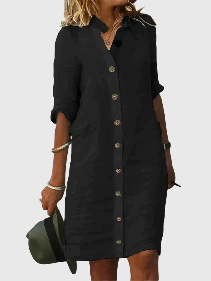 Christine - Stylish button dress