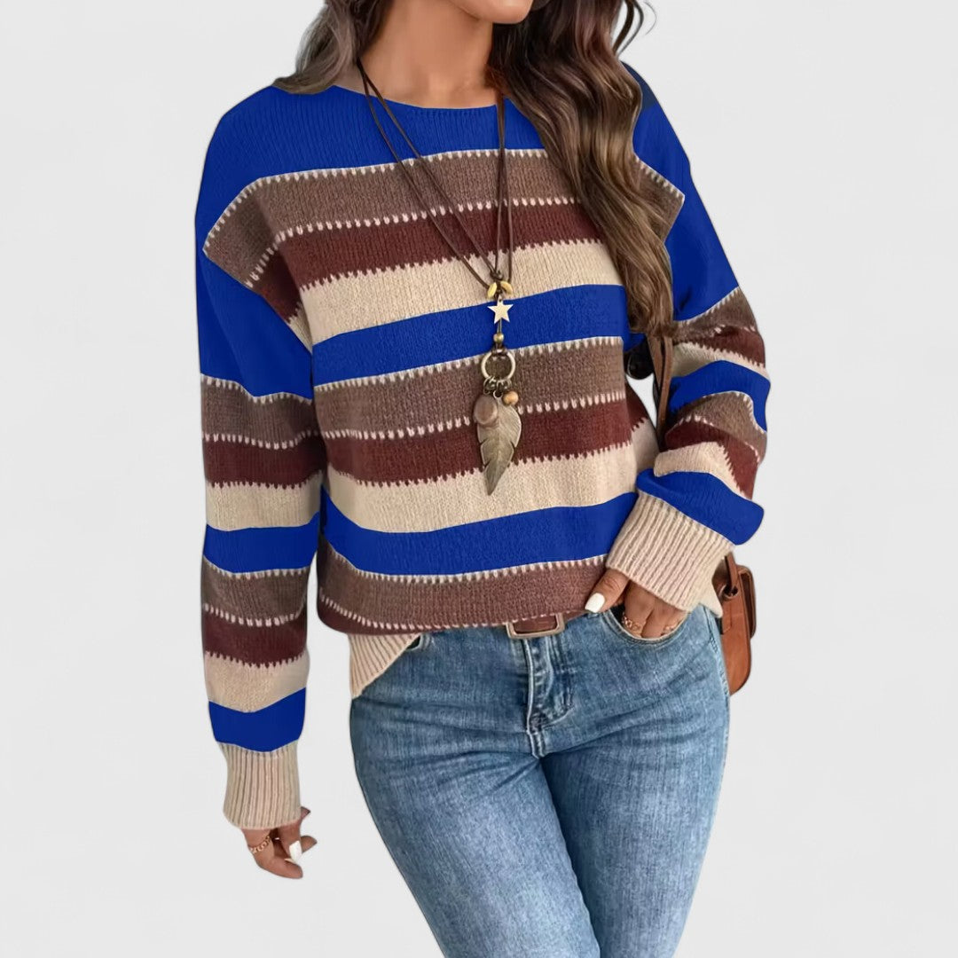 Sofia - Vintage Striped Sweater
