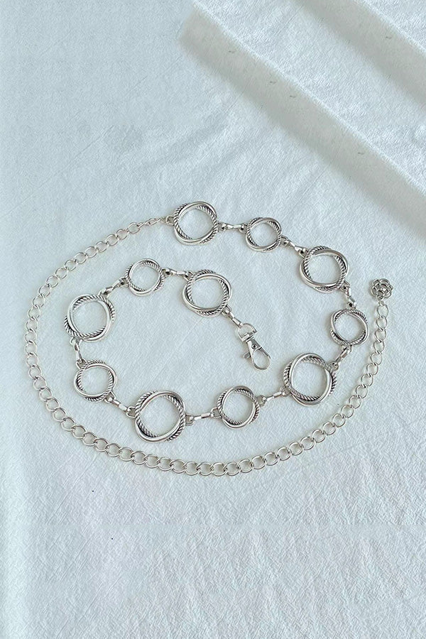 Raegan | Retro Geometric Waist Chain