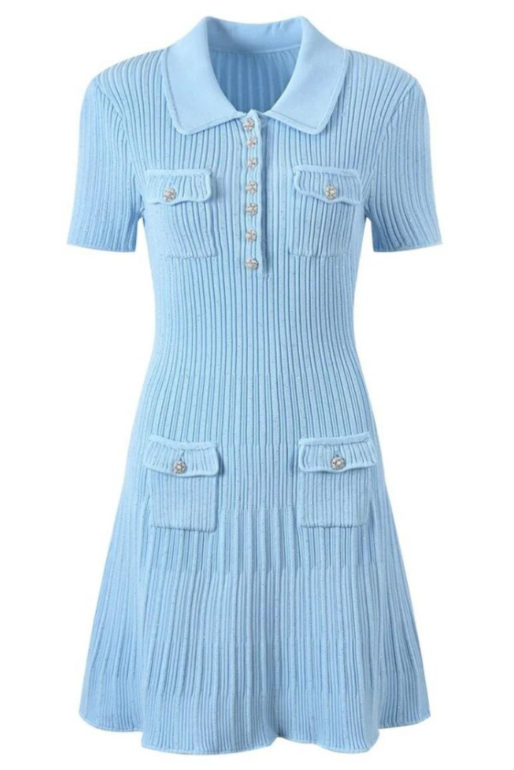 Onyx | Chic Ribbed Dress