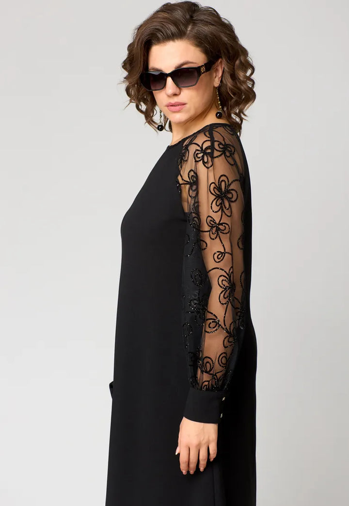 Destiny - Ttendy Lace-Sleeve Dress