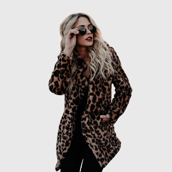 Clarissa - Leopard Print Coat