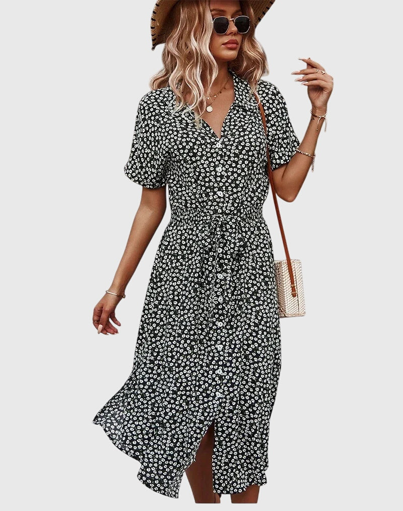 Deborah - Floral Midi Dress
