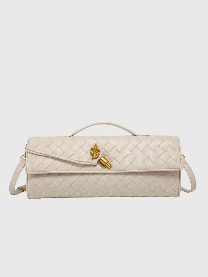 Camila | Luxe Slim Woven Clutch