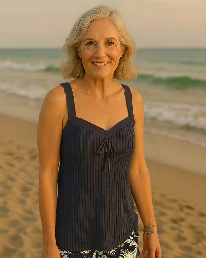 Daphne - Striped Beach Set