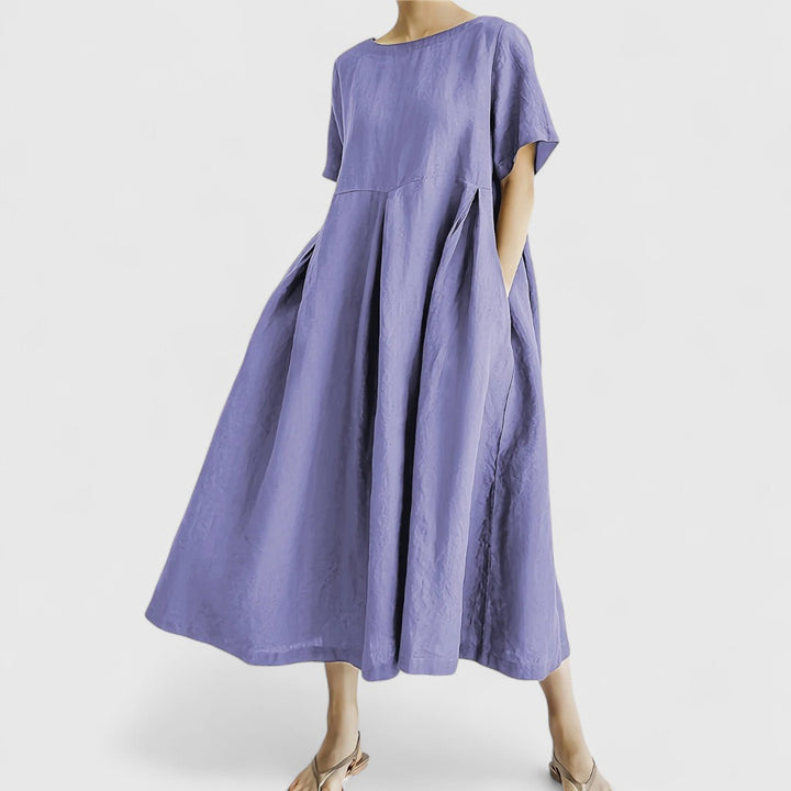 Ellie - Elegant Tummy Covering Maxi Dress