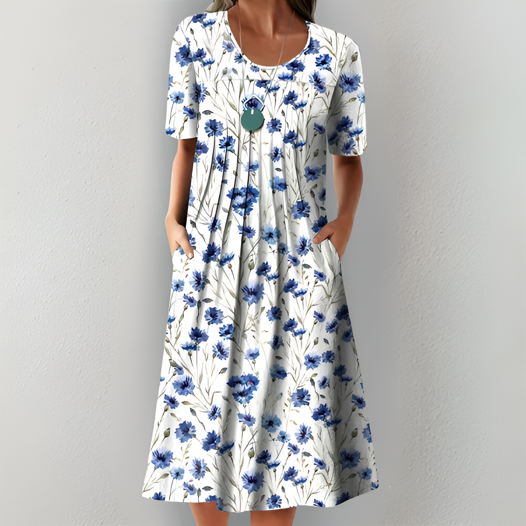 Helen - Classic Floral Dress
